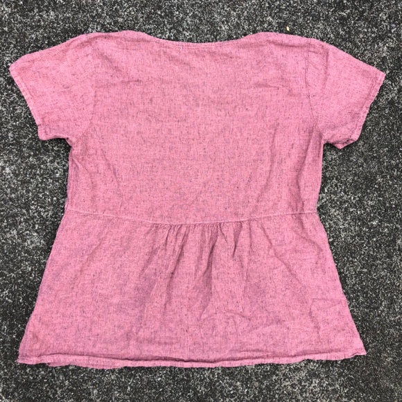 Cut Loose Patch Top Linen - Picture 3 of 9